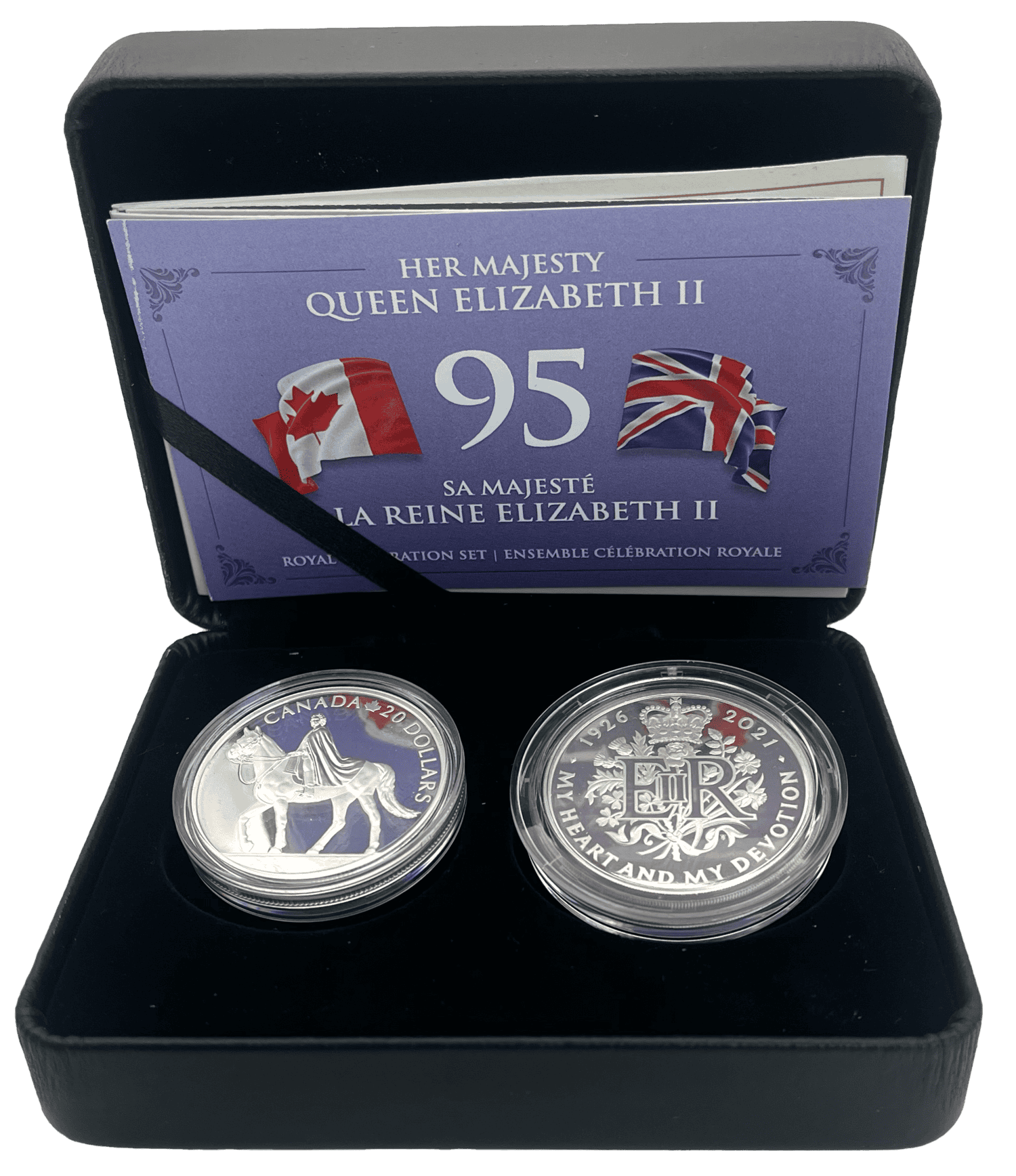 2021 95th Birthday Royal Celebration Silver Proof 2 Coin Set 95th birthday 2021 95th Birthday Royal Celebration Silver Proof 2 Coin Set