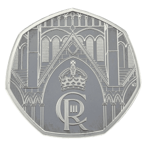 The Coronation of His Majesty King Charles III 2023 UK 50p Silver Proof Coin