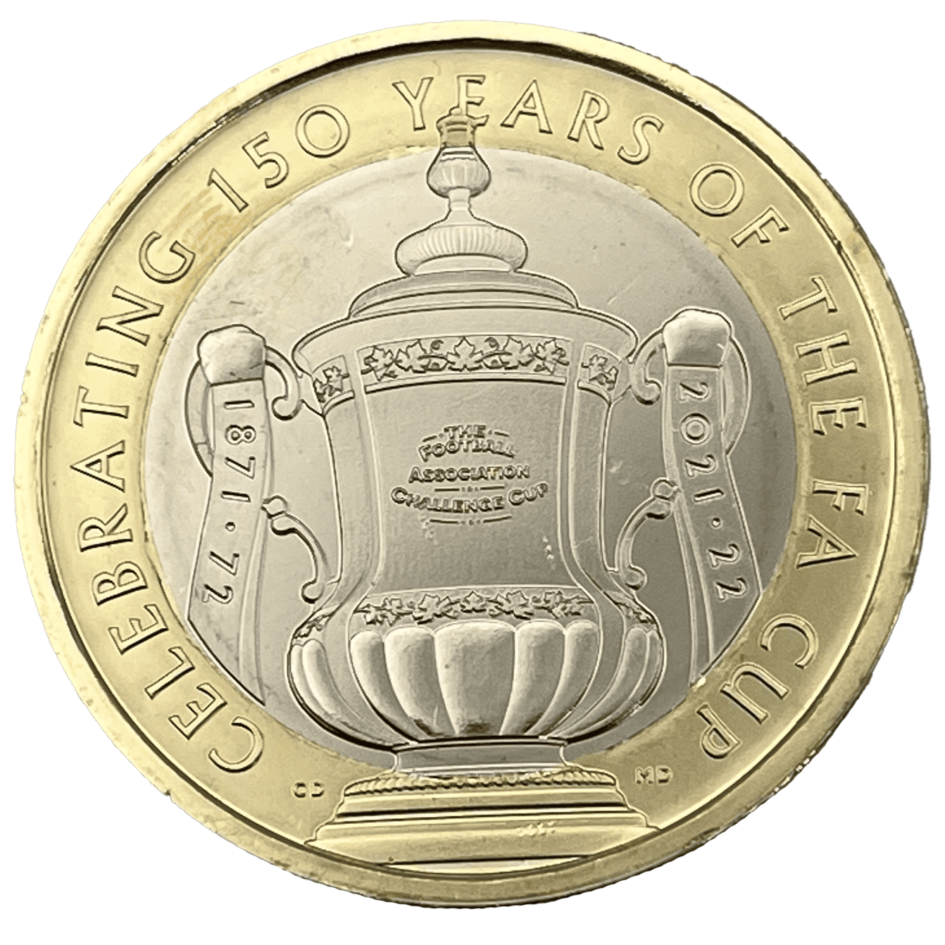 150 Years of the FA Cup £2 2022 Brilliant Uncirculated Coin fa cup 150 Years of the FA Cup £2 2022 Brilliant Uncirculated Coin