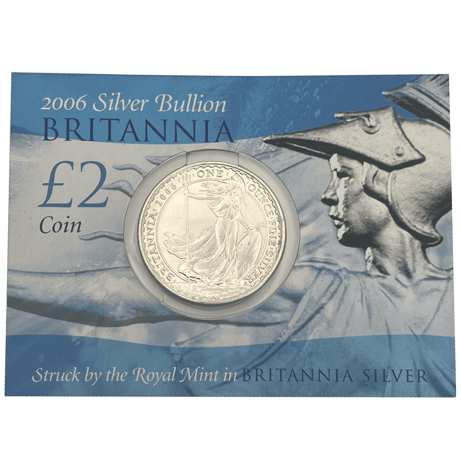 Britannia 2006 £2 1oz Silver Bullion Coin britannia 2006 Britannia 2006 £2 1oz Silver Bullion Coin