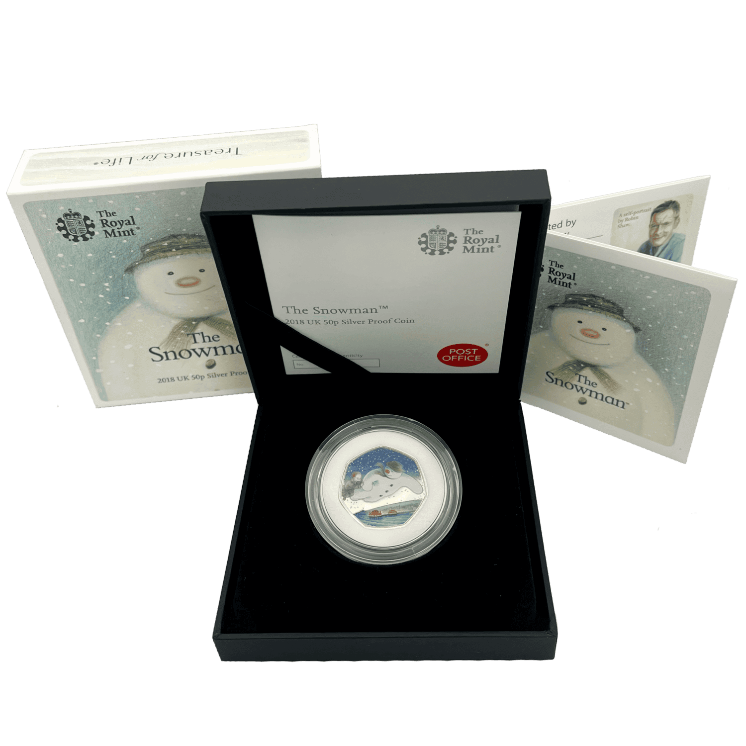 The Snowman 2018 UK 50p Silver Proof Coin the snowman The Snowman 2018 UK 50p Silver Proof Coin
