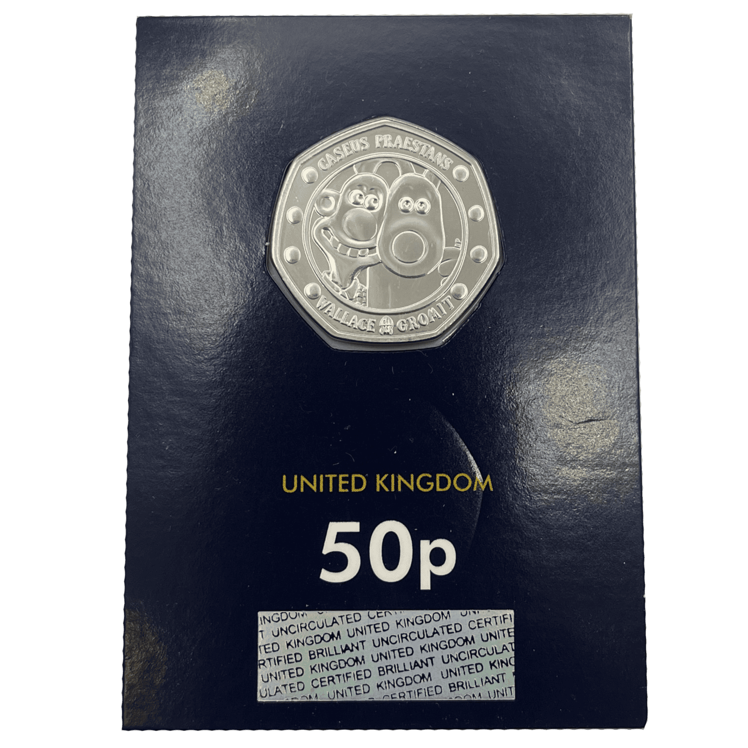 Wallace and Gromit 50p 2019 Brilliant Uncirculated in Change Checker Card wallace and gromit Wallace & Gromit 50p 2019 Brilliant Uncirculated in Change Checker Card