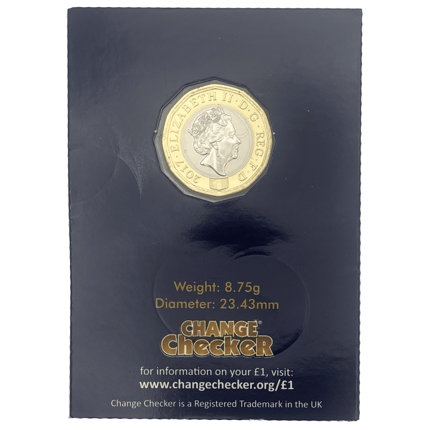 2017 New £1 12 Sided Brilliant Uncirculated Coin in Change Checker Card new £1 2017 New £1 12 Sided Brilliant Uncirculated Coin in Change Checker Card