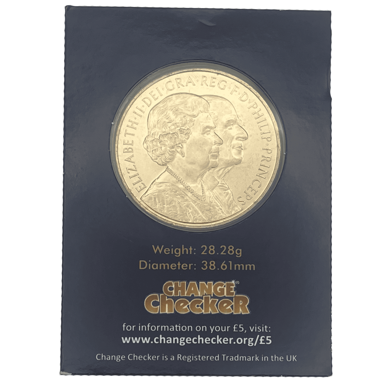Diamond Wedding 2007 £5 Brilliant Uncirculated Coin in Change Checker Card diamond wedding 2007 Diamond Wedding 2007 £5 Brilliant Uncirculated Coin in Change Checker Card