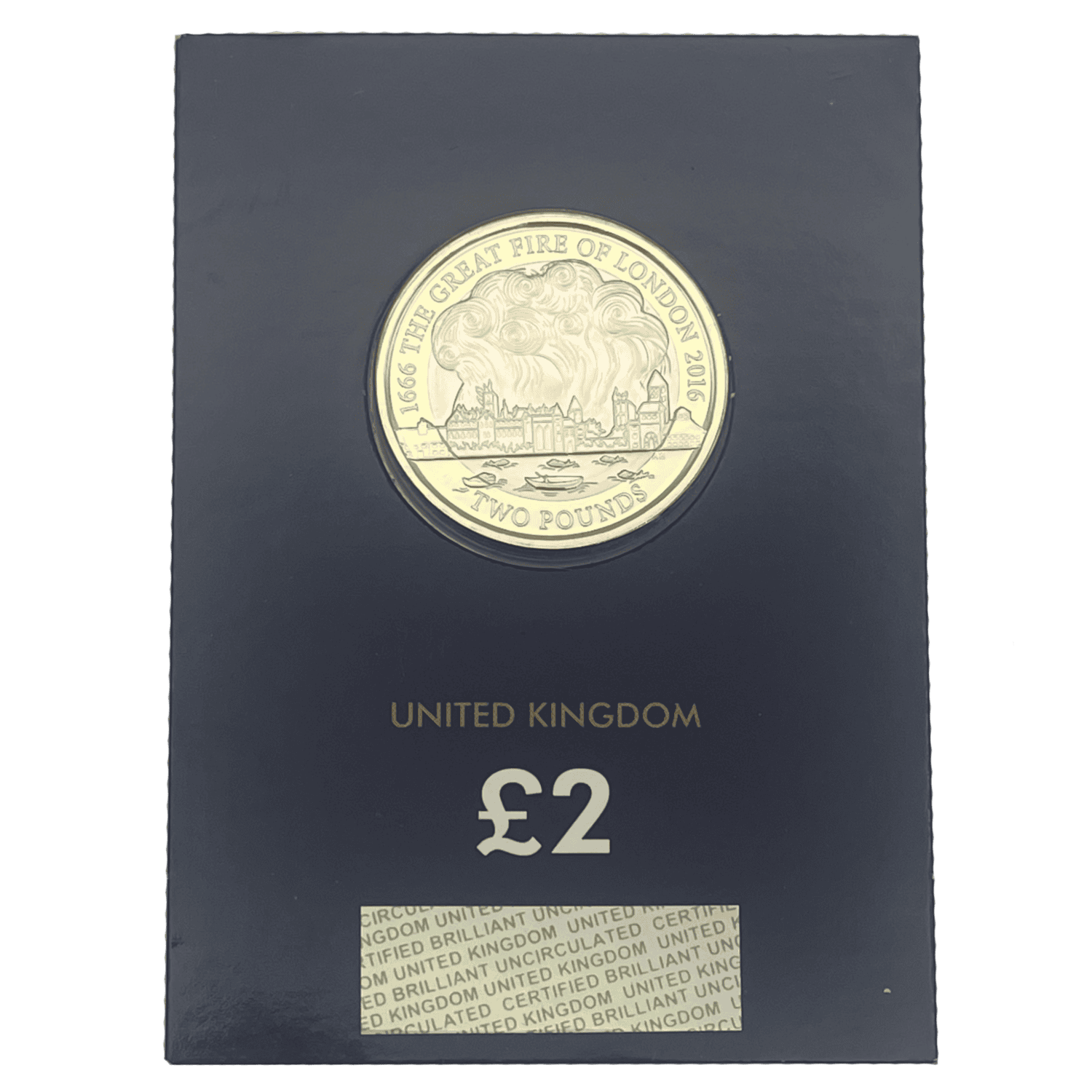 The Great Fire of London 2016 £2 Brilliant Uncirculated Coin in Change Checker Card great fire of london The Great Fire of London 2016 £2 Brilliant Uncirculated Coin in Change Checker Card