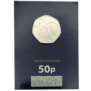 Roger Bannister 2019 50p Brilliant Uncirculated Coin in Change Checker Card
