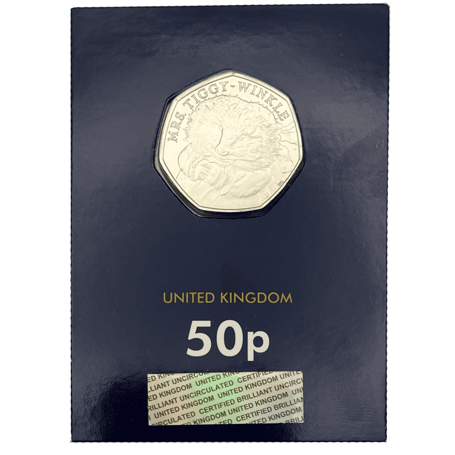 Mrs Tiggy-Winkle 2016 50p Brilliant Uncirculated Coin in Change Checker Card mrs tiggy-winkle Mrs Tiggy-Winkle 2016 50p Brilliant Uncirculated Coin in Change Checker Card