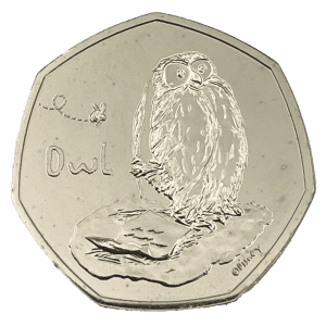 Owl 2021 50p Brilliant Uncirculated Coin