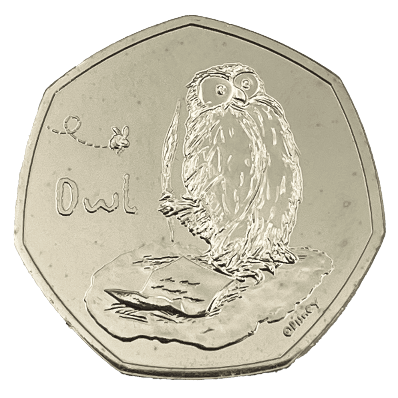 Owl 2021 50p Brilliant Uncirculated Coin owl 2021 50p Owl 2021 50p Brilliant Uncirculated Coin
