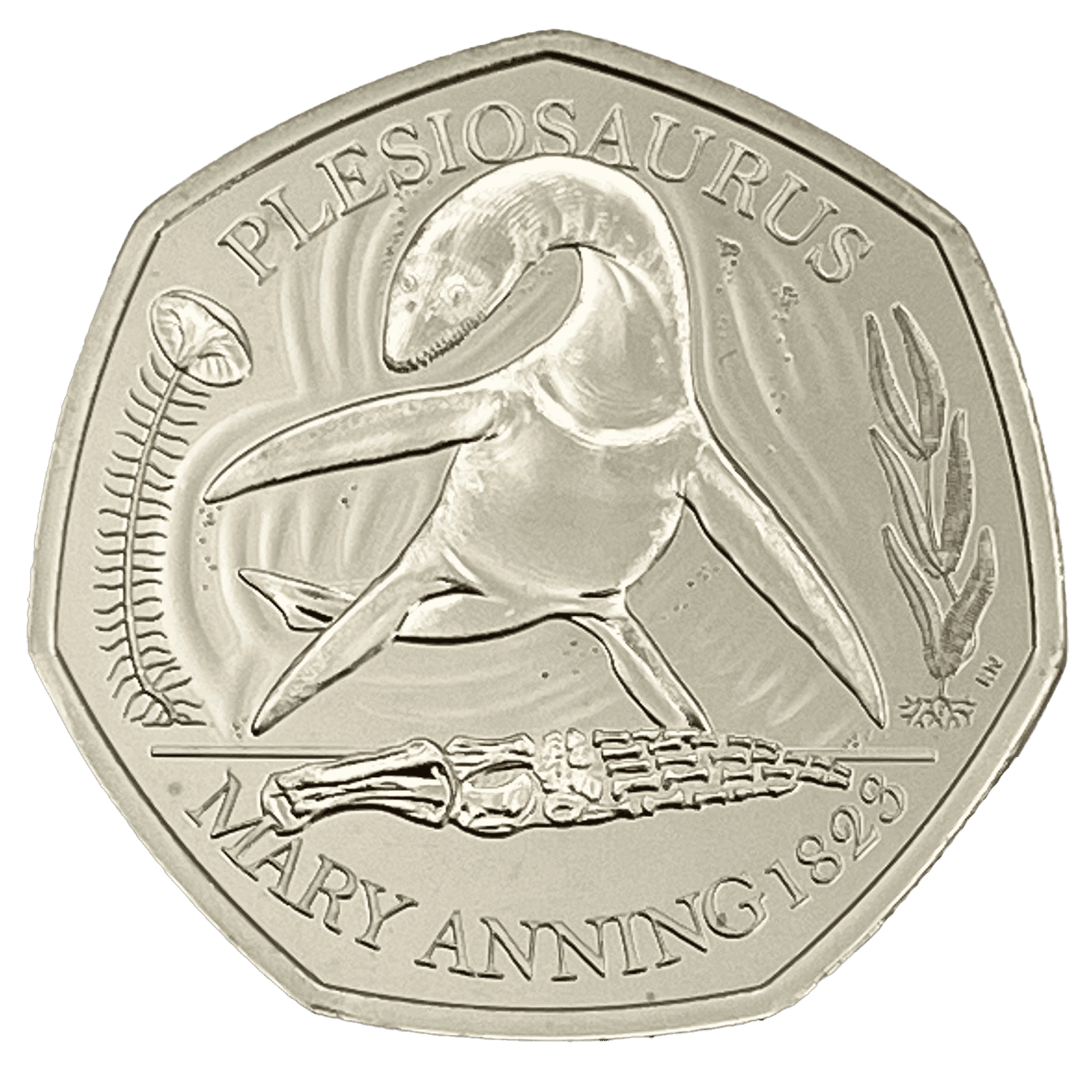 Plesiosaurus 50p 2021 Brilliant Uncirculated Coin plesiosaurus Plesiosaurus 50p 2021 Brilliant Uncirculated Coin