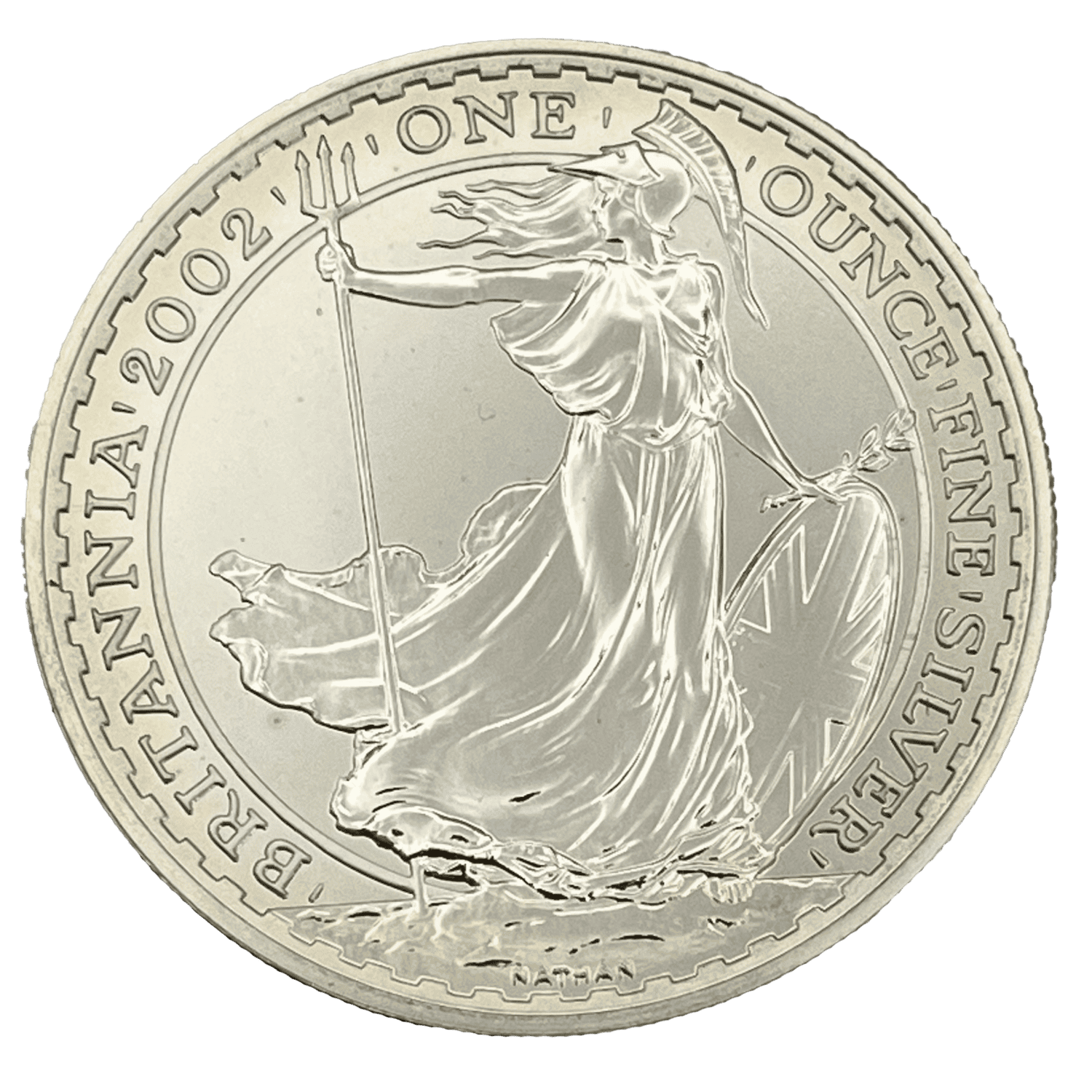 2002 1oz Fine Silver Britannia silver britannia 2002 1oz Fine Silver Britannia