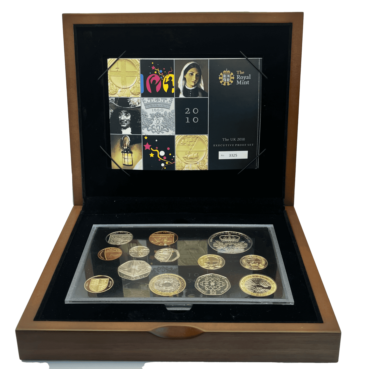 UK 2010 Executive Proof Set in Royal Mint Wooden Case executive proof set UK 2010 Executive Proof Set in Royal Mint Wooden Case