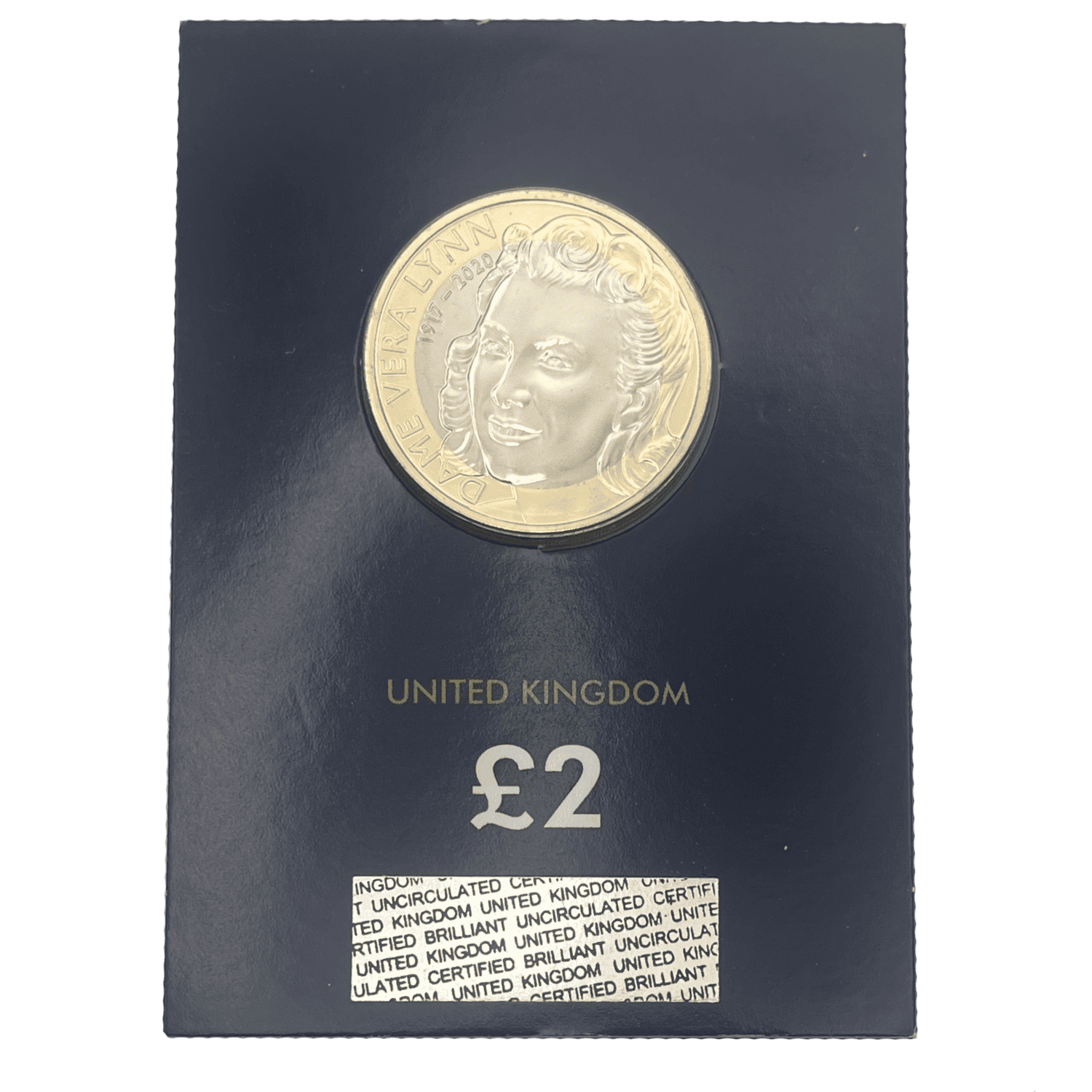 Dame Vera Lynn 2022 £2 Brilliant Uncirculated Coin in Change Checker Card dame vera lynn Dame Vera Lynn 2022 £2 Brilliant Uncirculated Coin in Change Checker Card