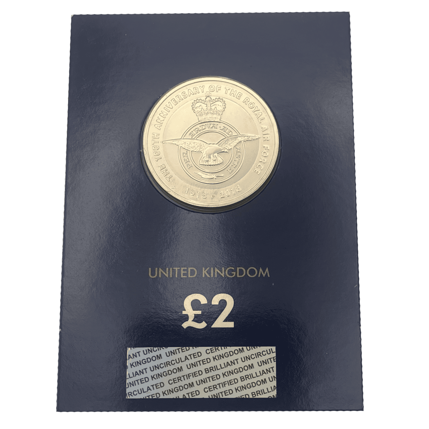 Royal Air Force Centenary Badge 2018 £2 Brilliant Uncirculated Coin in Change Checker Card royal air force Royal Air Force Centenary Badge 2018 £2 Brilliant Uncirculated Coin in Change Checker Card