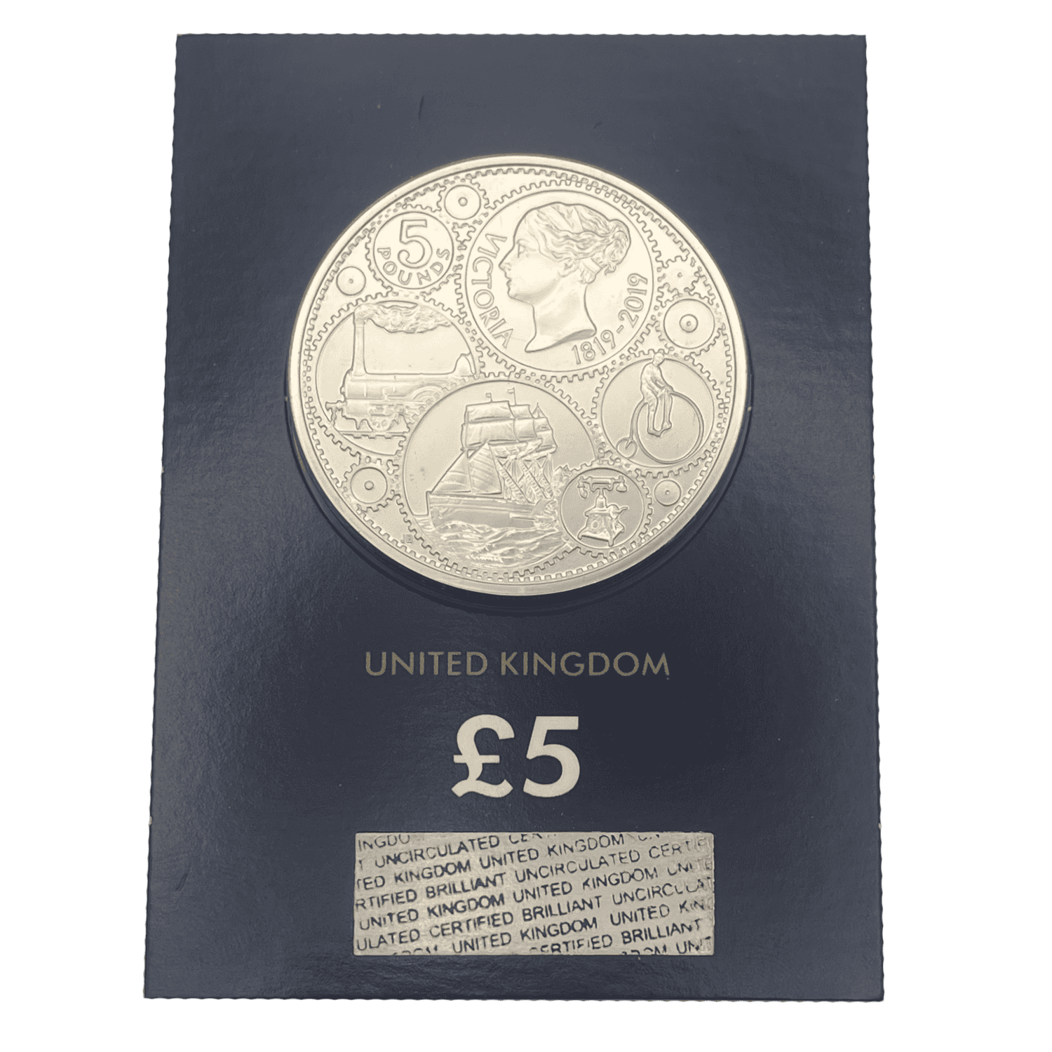 Victoria 200th Anniversary 2019 £5 Brilliant Uncirculated Coin in Change Checker Card victoria Victoria 200th Anniversary 2019 £5 Brilliant Uncirculated Coin in Change Checker Card