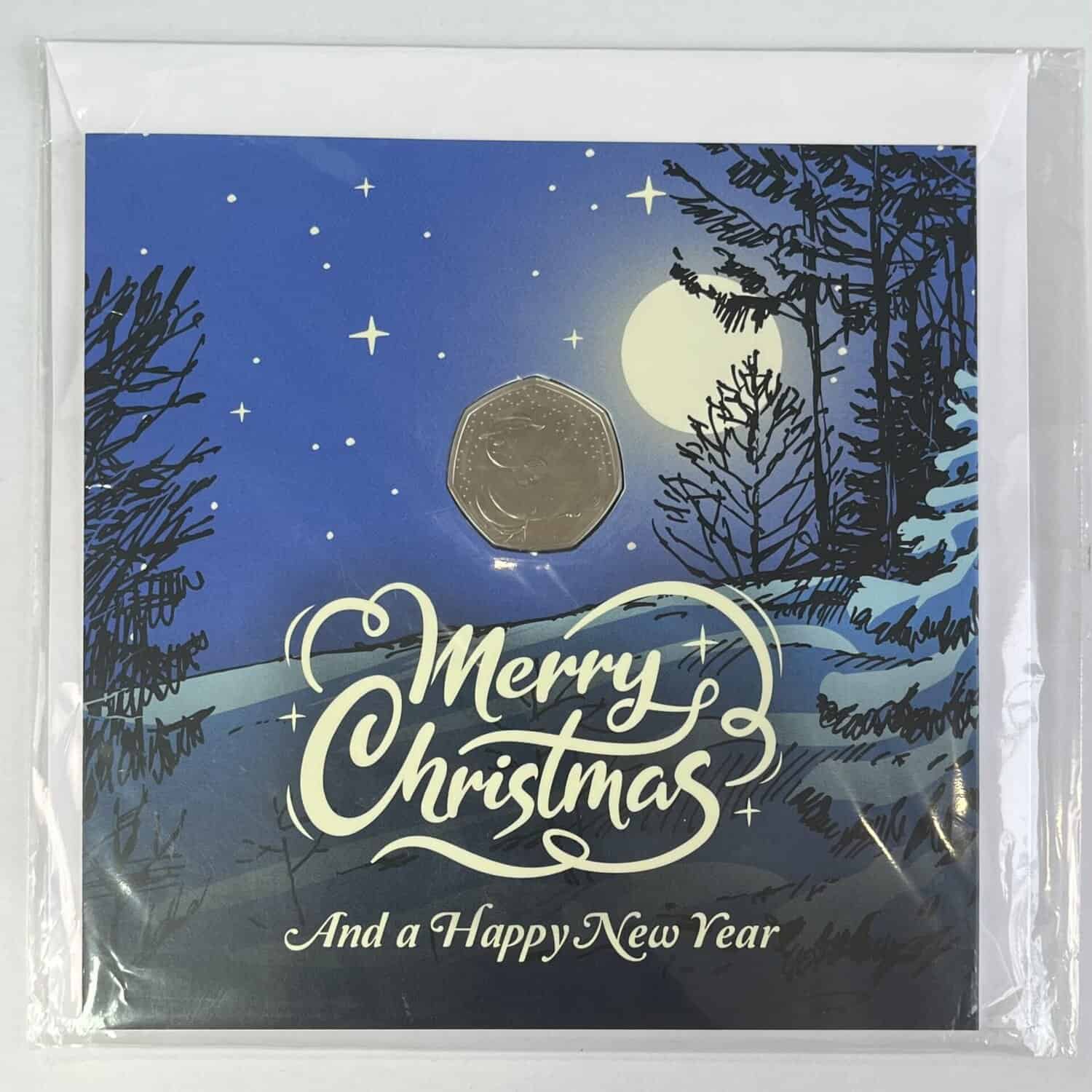 Merry Christmas Snowman 2020 50p Change Checker Christmas Card with Envelope merry christmas Merry Christmas Snowman 2020 50p Change Checker Christmas Card with Envelope