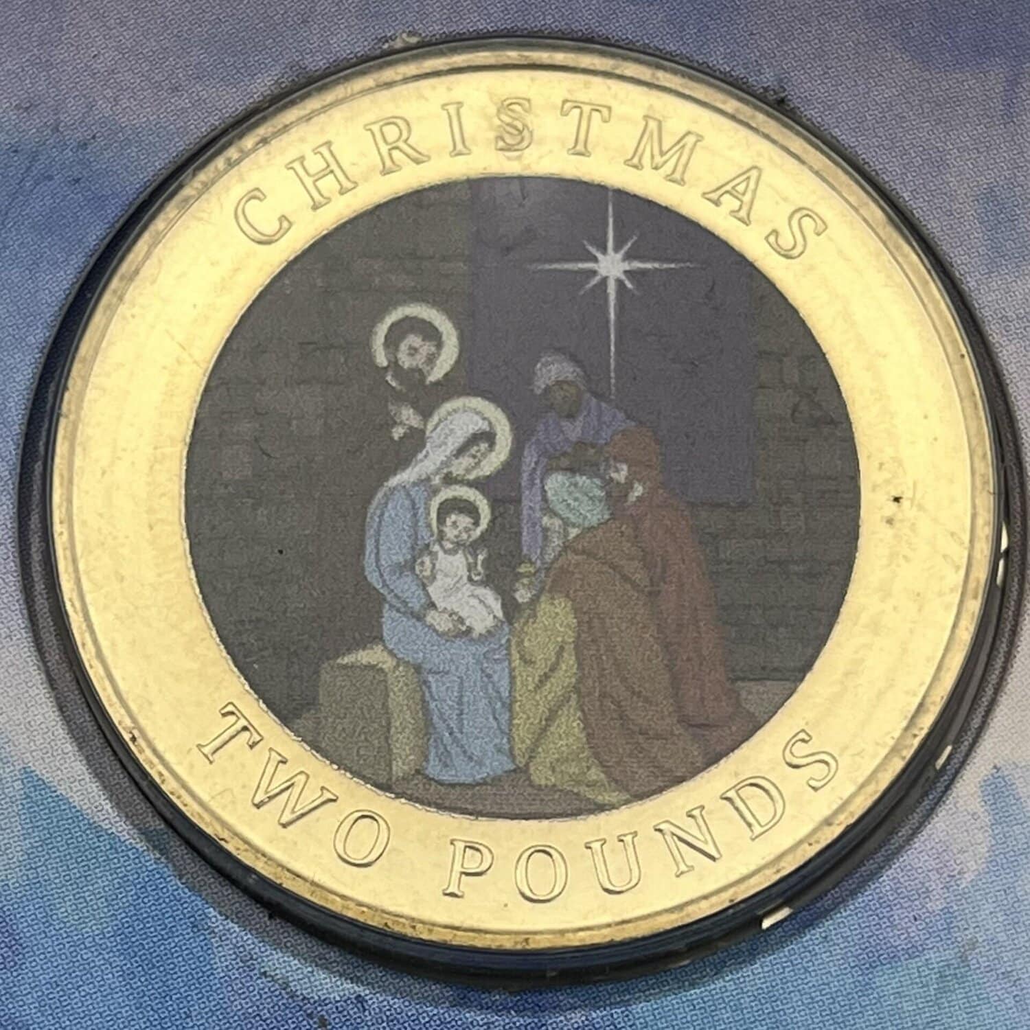 Christmas 2022 Gibraltar £2 Coin on Christmas Card with Envelope christmas 2022 Christmas 2022 Gibraltar £2 Coin on Christmas Card with Envelope