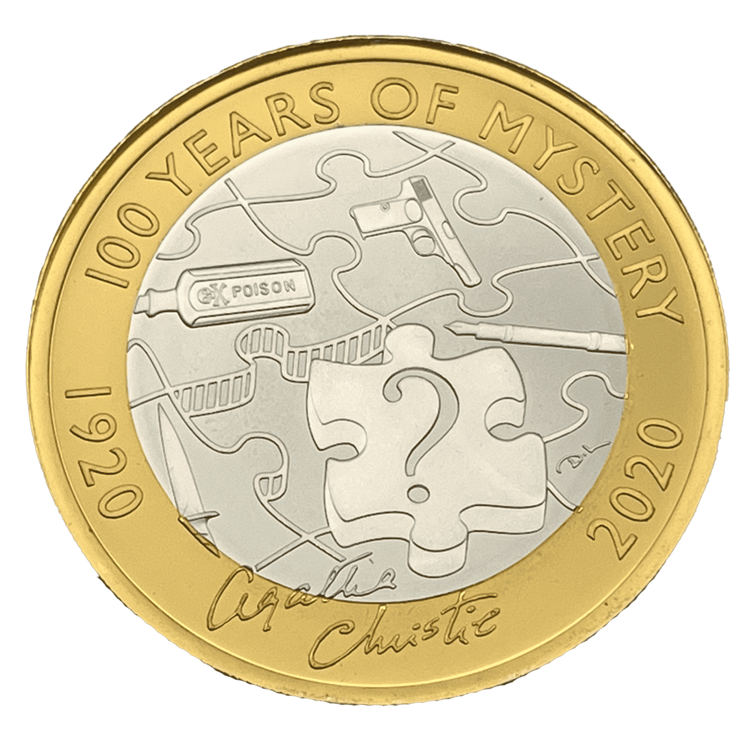 Agatha Christie £2 Silver Proof Piedfort Only 800 Minted agatha christie Agatha Christie £2 Silver Proof Piedfort Only 800 Minted