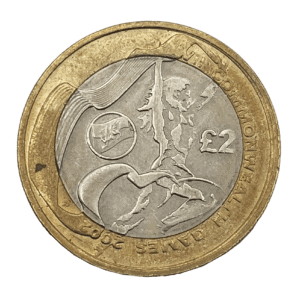 2002 Commonwealth Games Wales £2 Circulated Coin