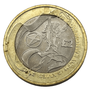 2002 Commonwealth Games Scotland £2 Circulated Coin