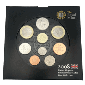 2008 UK Brilliant Uncirculated Annual Coin Collection Set