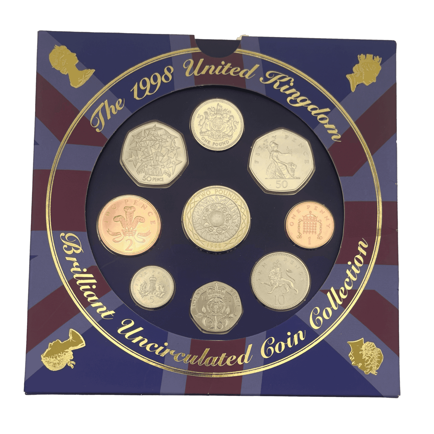 1998 UK Brilliant Uncirculated Annual Coin Collection Set 1998 uk 1998 UK Brilliant Uncirculated Annual Coin Collection Set