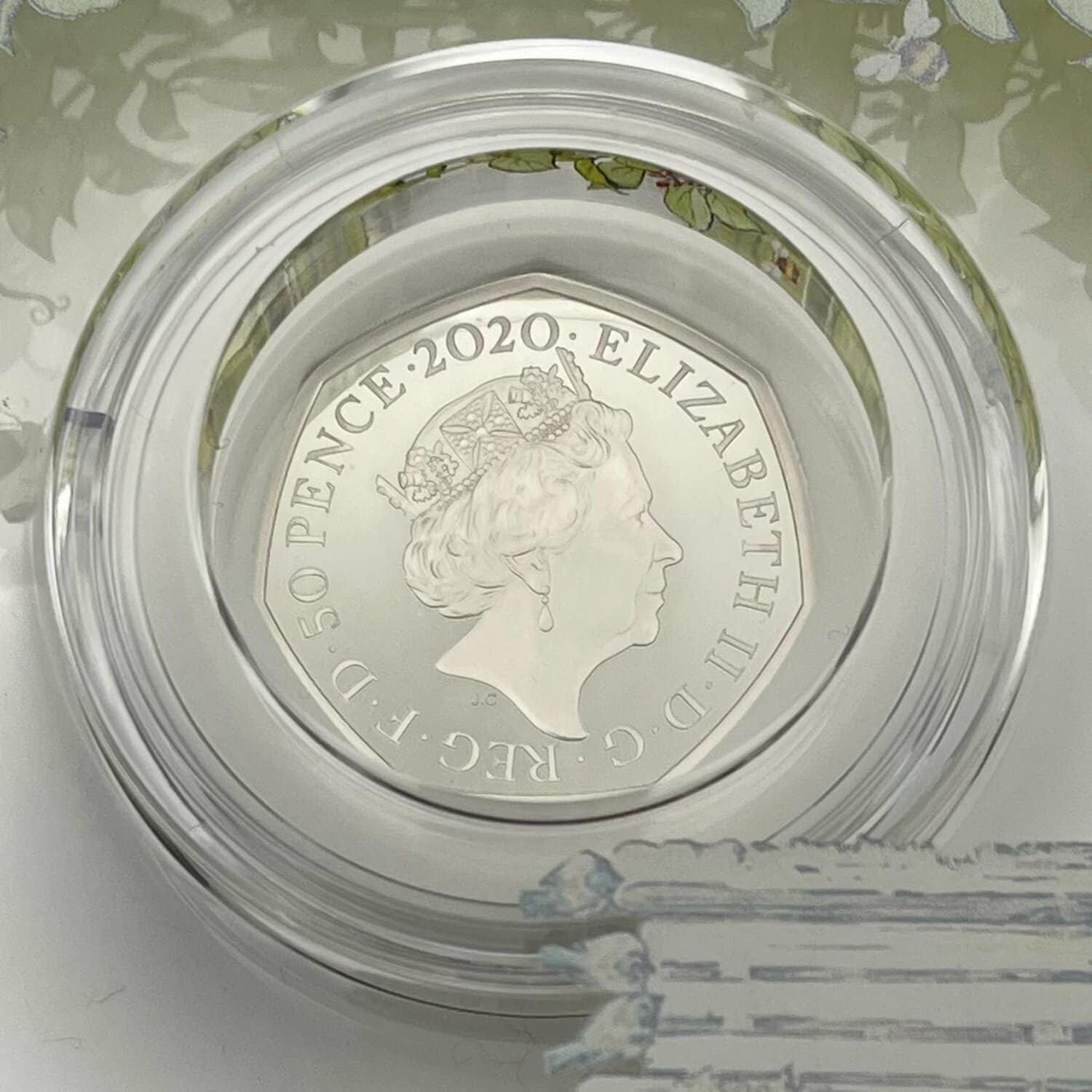 Peter Rabbit 2020 UK 50p Silver Proof Coin peter rabbit Peter Rabbit 2020 UK 50p Silver Proof Coin