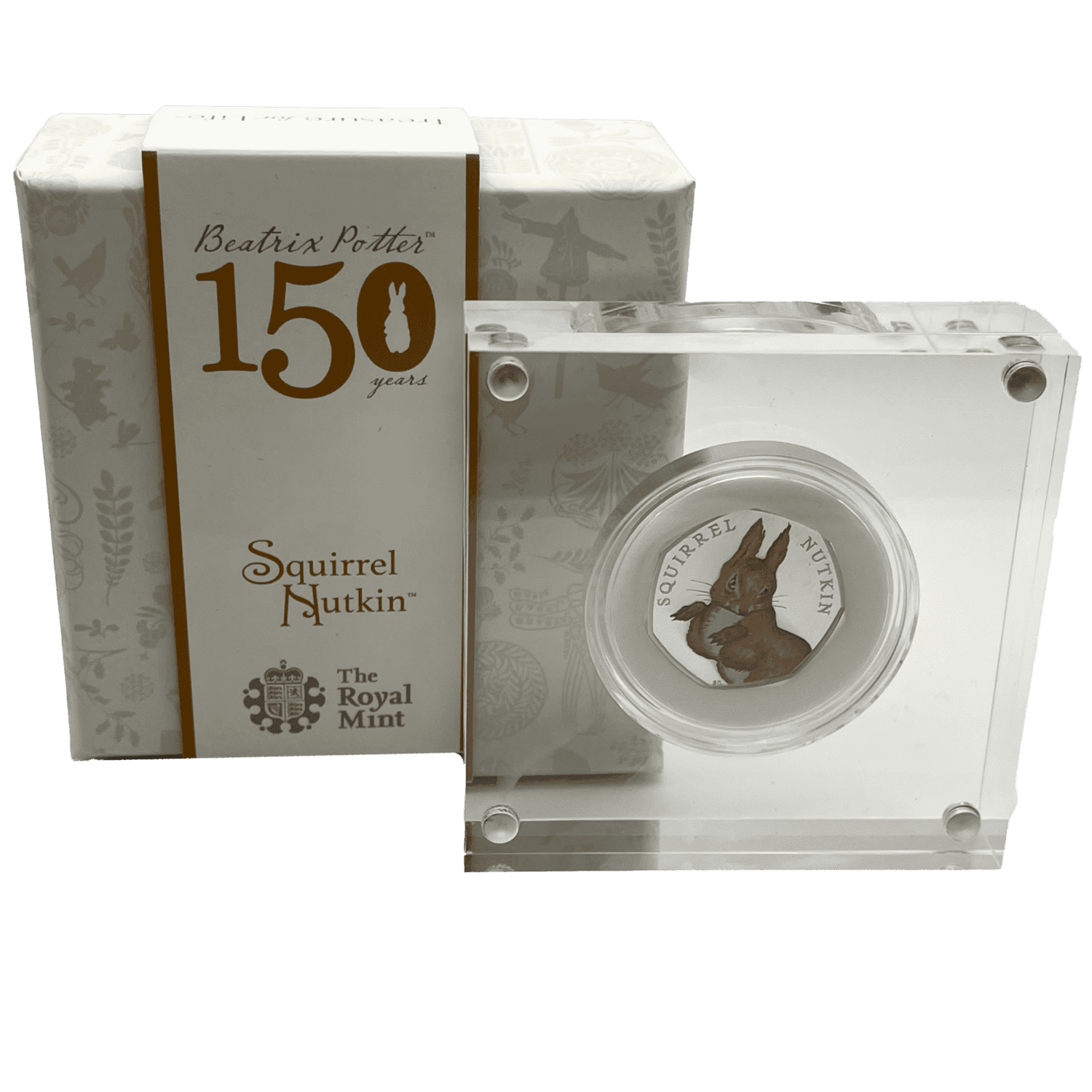 150th Anniversary of Beatrix Potter 2016 Squirrel Nutkin UK 50p Silver Proof Coin anniversary 150th Anniversary of Beatrix Potter 2016 Squirrel Nutkin UK 50p Silver Proof Coin