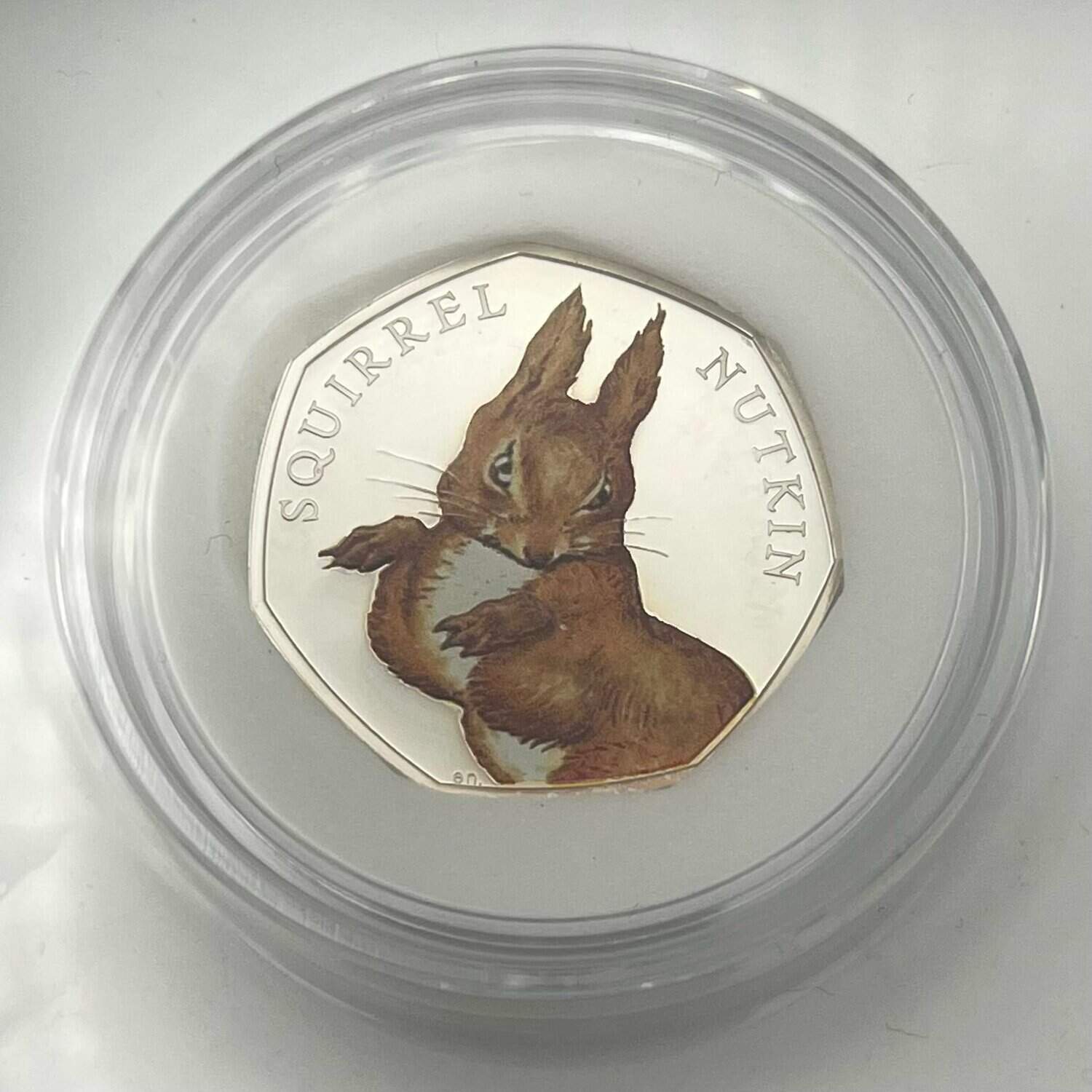 150th Anniversary of Beatrix Potter 2016 Squirrel Nutkin UK 50p Silver Proof Coin anniversary 150th Anniversary of Beatrix Potter 2016 Squirrel Nutkin UK 50p Silver Proof Coin