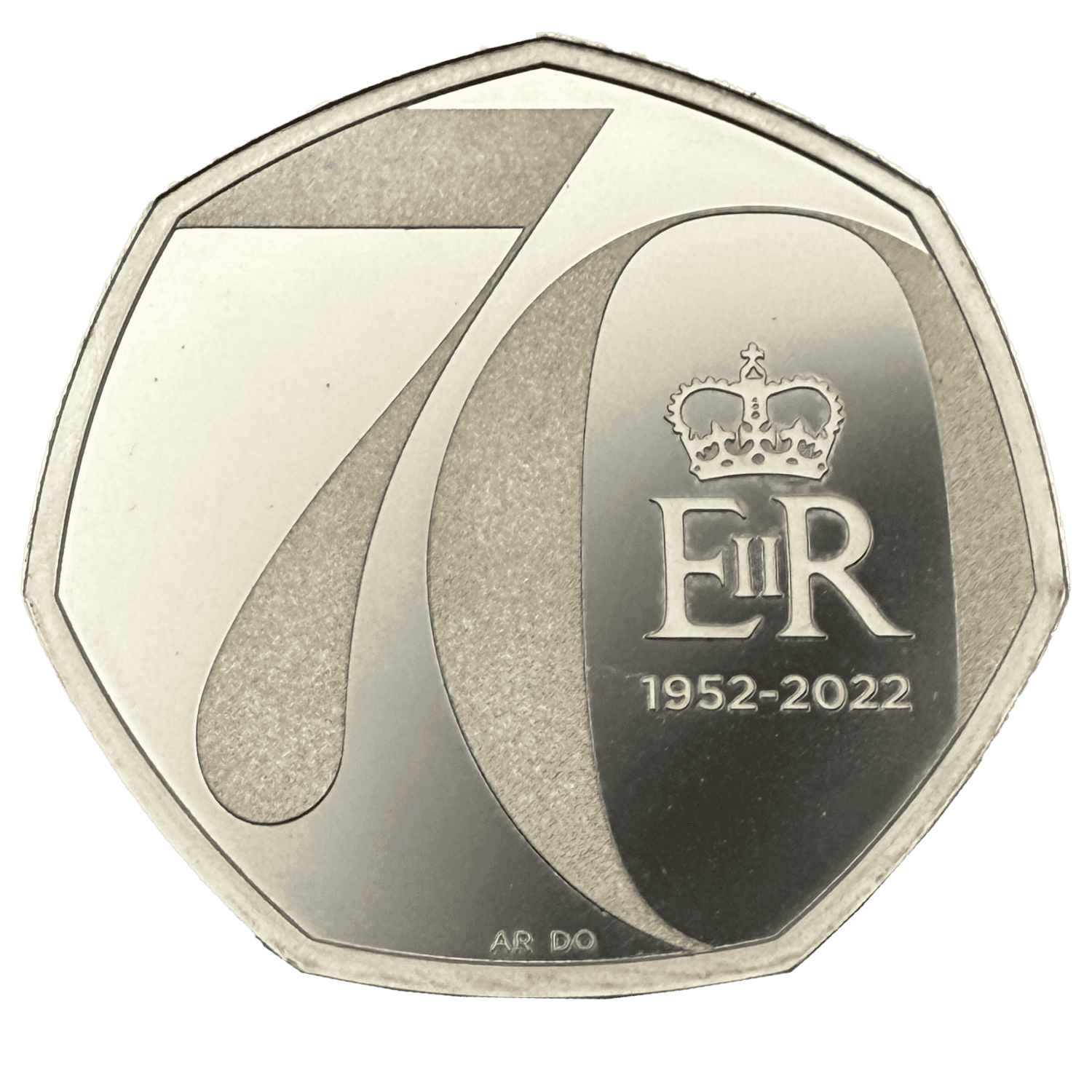 The Platinum Jubilee of Her Majesty The Queen 2022 UK 50p Silver Proof Piedfort platinum jubilee The Platinum Jubilee of Her Majesty The Queen 2022 UK 50p Silver Proof Piedfort
