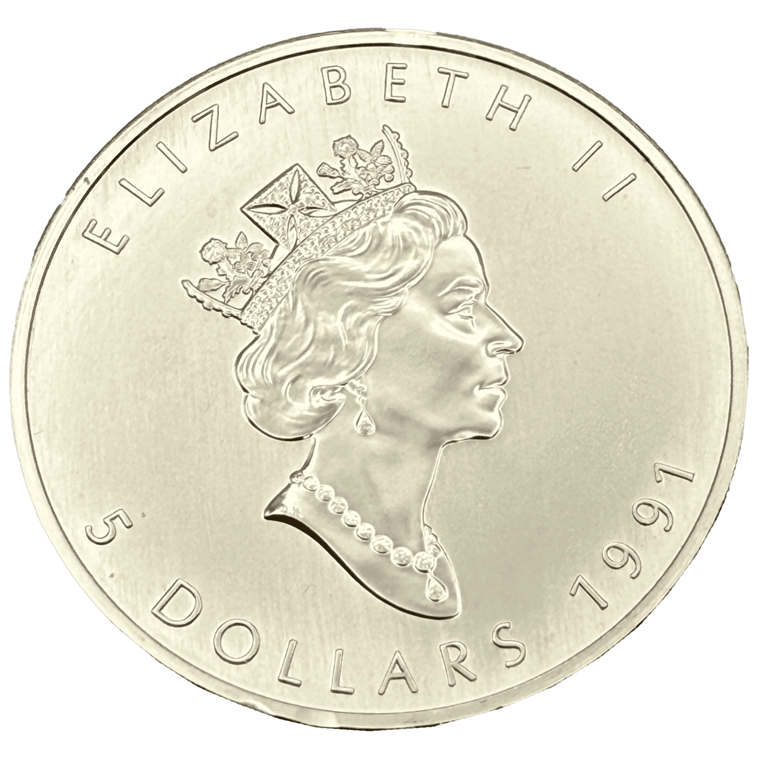1991 Canadian Maple 1 oz .9999 Fine Silver Coin canadian maple 1991 Canadian Maple 1 oz .9999 Fine Silver Coin