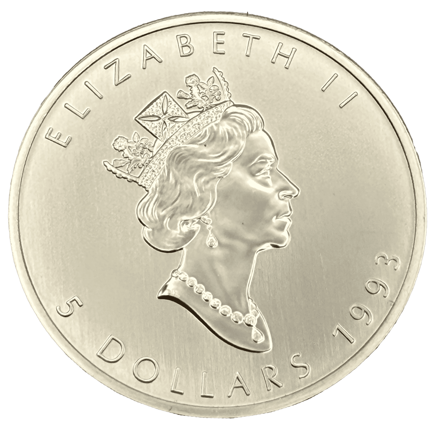 1993 Canadian Maple 1 oz .9999 Fine Silver Coin canadian maple 1993 Canadian Maple 1 oz .9999 Fine Silver Coin