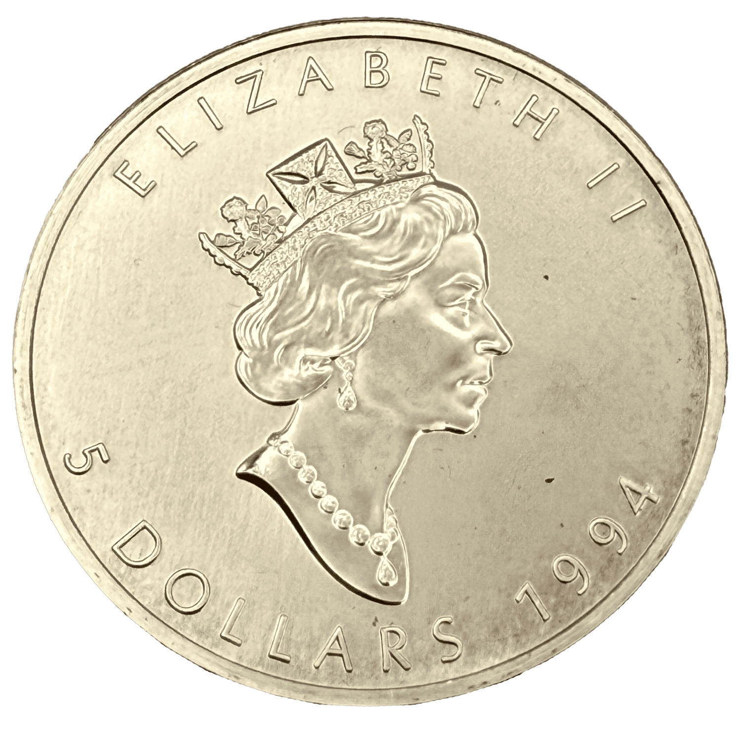 1994 Canadian Maple 1 oz .9999 Fine Silver Coin canadian maple 1994 Canadian Maple 1 oz .9999 Fine Silver Coin