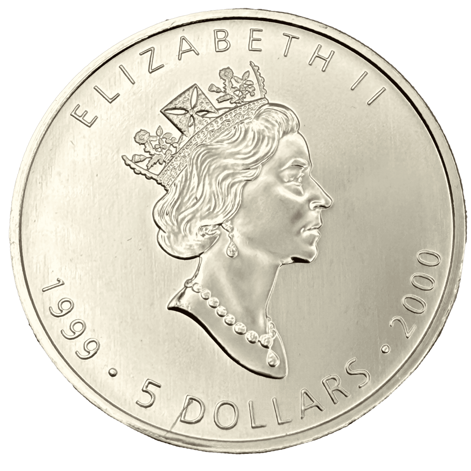 1999 Canadian Maple 1 oz .9999 Fine Silver Coin canadian maple 1999 Canadian Maple 1 oz .9999 Fine Silver Coin