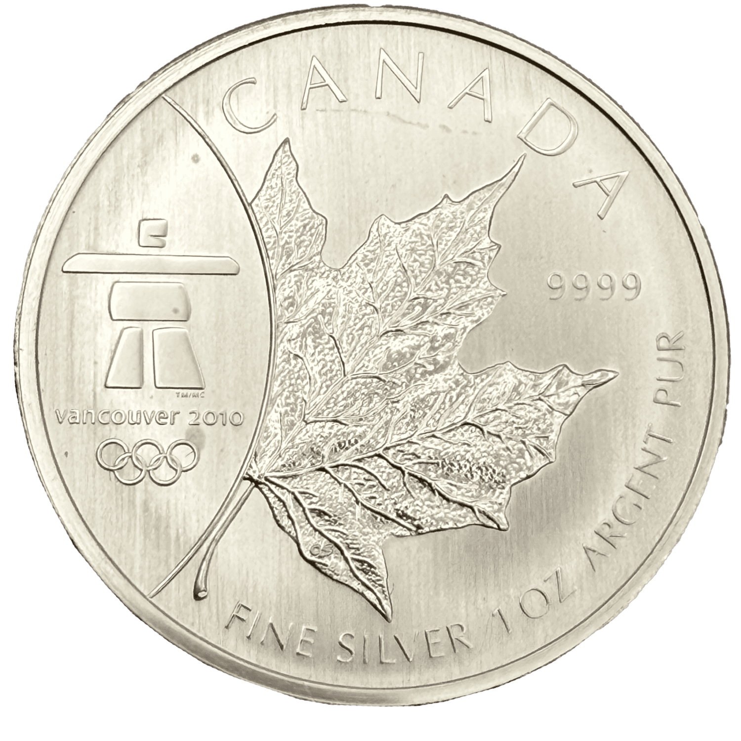 2008 Canadian Maple 1 oz .9999 Fine Silver Coin canadian maple 2008 Canadian Maple 1 oz .9999 Fine Silver Coin