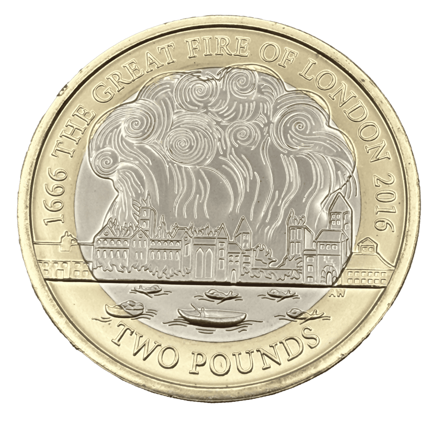 The Great Fire of London 2016 £2 Brilliant Uncirculated Coin fire of london The Great Fire of London 2016 £2 Brilliant Uncirculated Coin