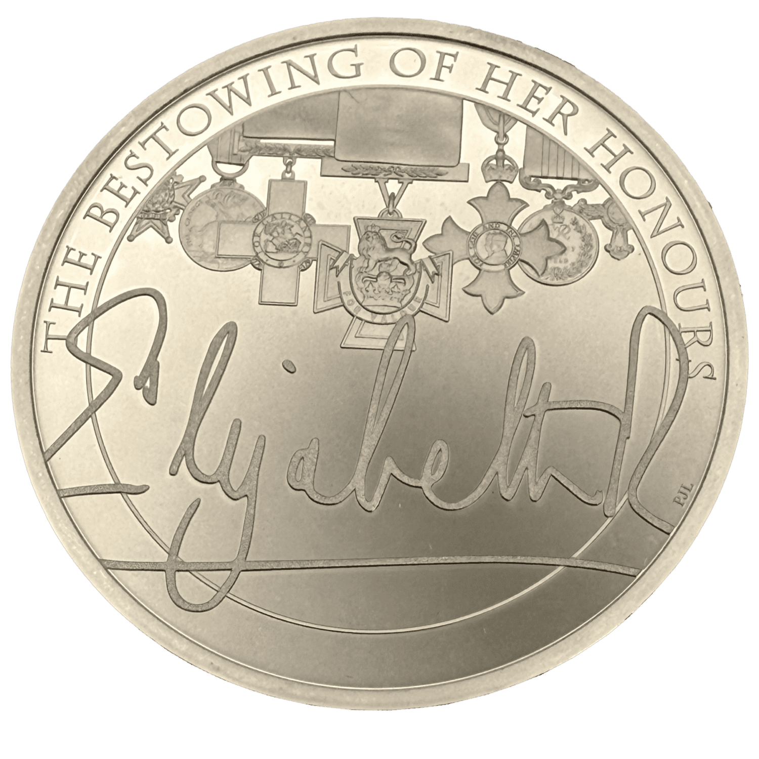 The Queen's Reign Honours and Investitures 2022 UK £5 Silver Proof Coin honours The Queen's Reign Honours and Investitures 2022 UK £5 Silver Proof Coin