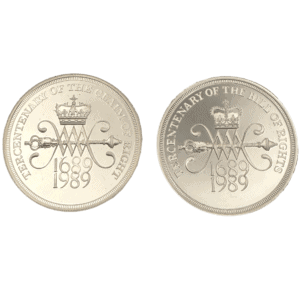 1989 £2 Silver Proof Two-Coin Set