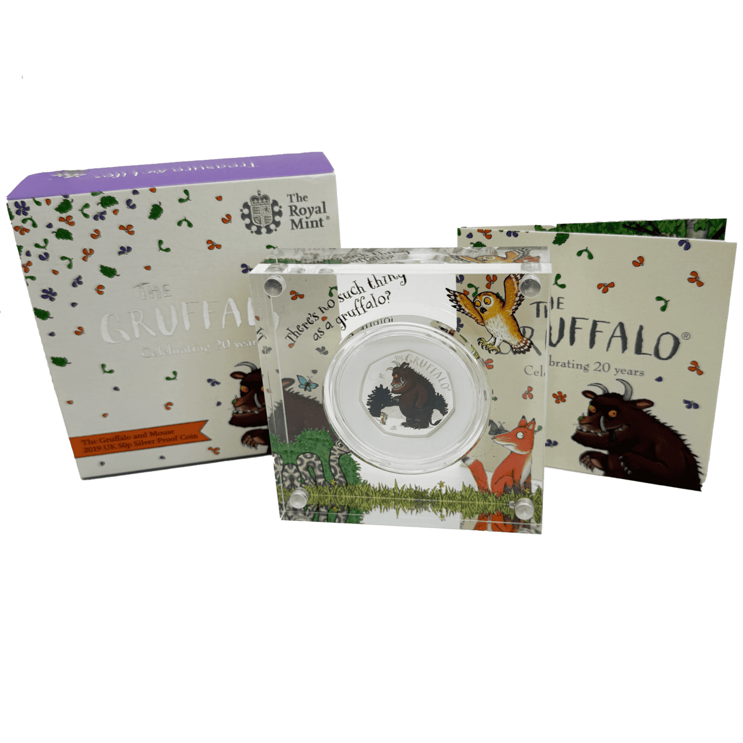 The Gruffalo and Mouse 2019 UK 50p Silver Proof Coin the gruffalo and mouse The Gruffalo and Mouse 2019 UK 50p Silver Proof Coin