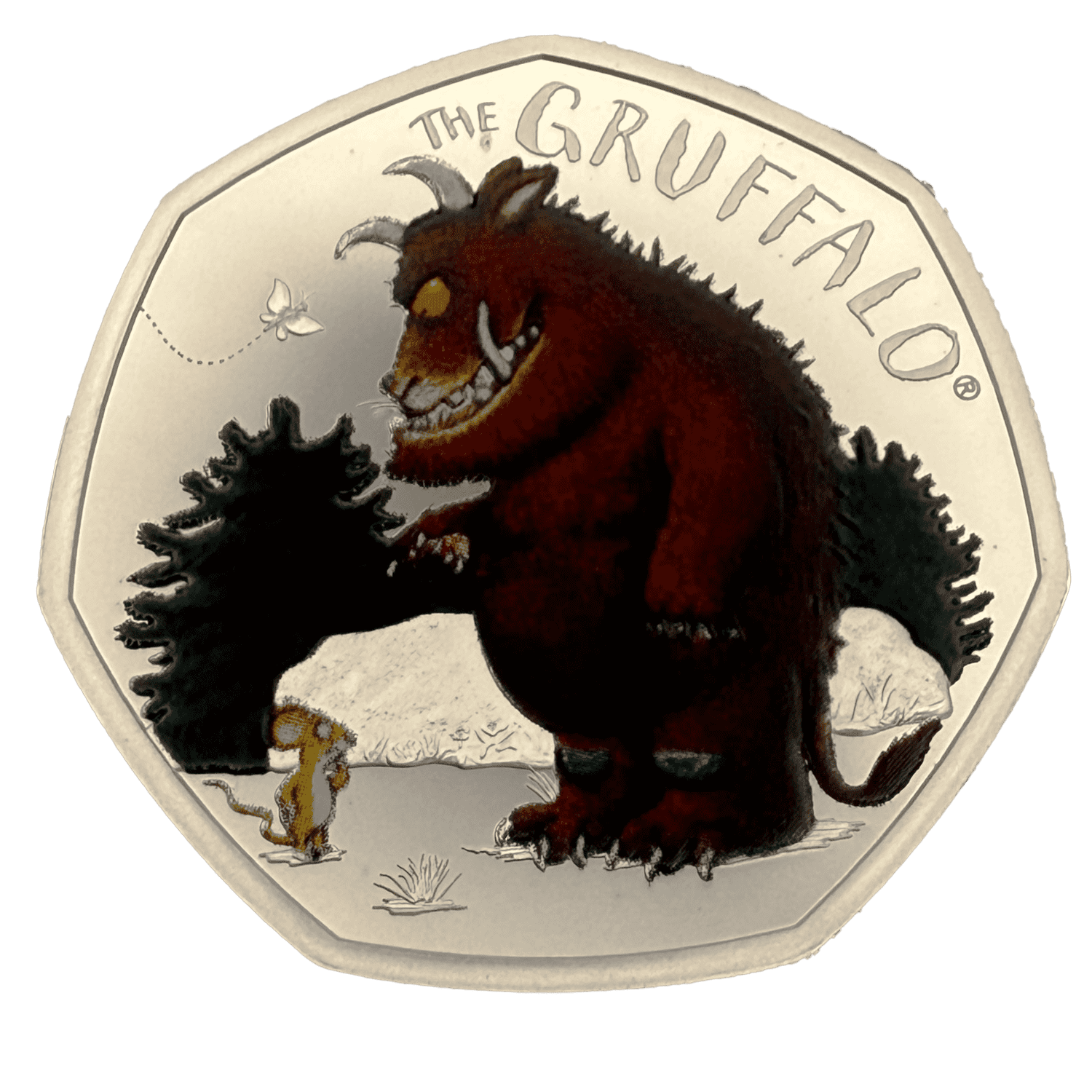 The Gruffalo and Mouse 2019 UK 50p Silver Proof Coin the gruffalo and mouse The Gruffalo and Mouse 2019 UK 50p Silver Proof Coin