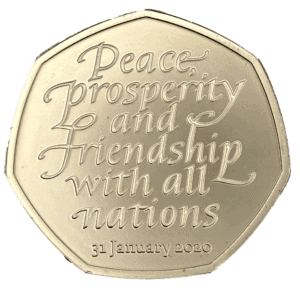 Brexit 2020 Brilliant Uncirculated 50p Coin