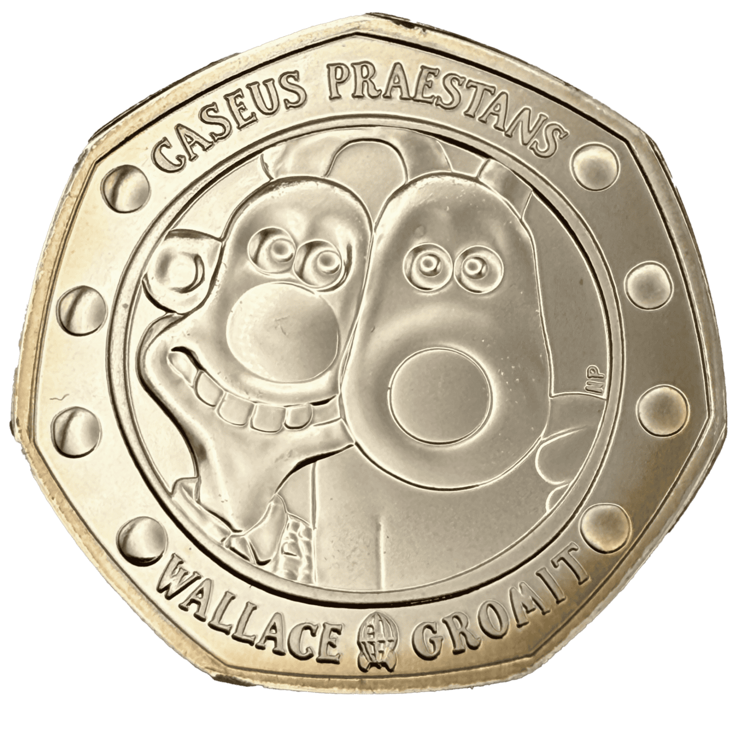 Wallace & Gromit 2019 Brilliant Uncirculated 50p Coin wallace & gromit Wallace & Gromit 2019 Brilliant Uncirculated 50p Coin