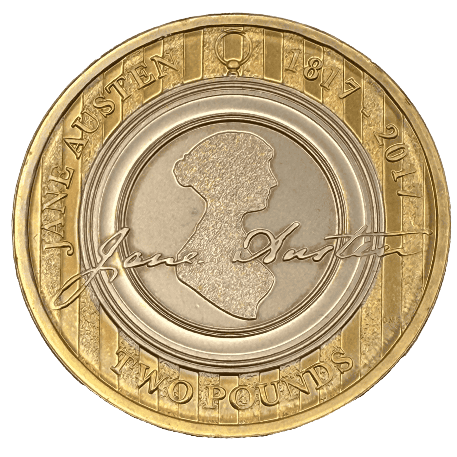 Jane Austen £2 2017 Brilliant Uncirculated Coin jane Jane Austen £2 2017 Brilliant Uncirculated Coin