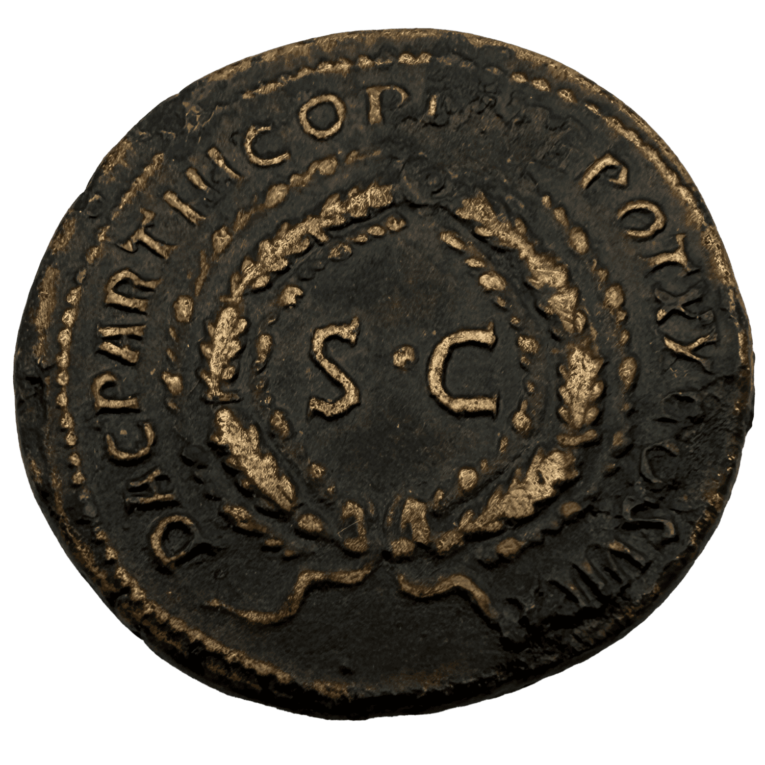 Trajan (98-117) Brass AS DAC Parth PM TR POT S.3243 115-6 AD trajan Trajan (98-117) Brass AS DAC Parth PM TR POT S.3243 115-6 AD
