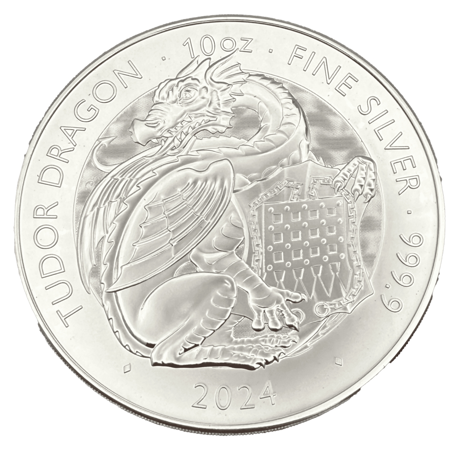 The Royal Tudor Beasts 2024 Tudor Dragon 10oz 999.9 Silver Bullion Coin tudor beasts The Royal Tudor Beasts 2024 Tudor Dragon 10oz 999.9 Silver Bullion Coin