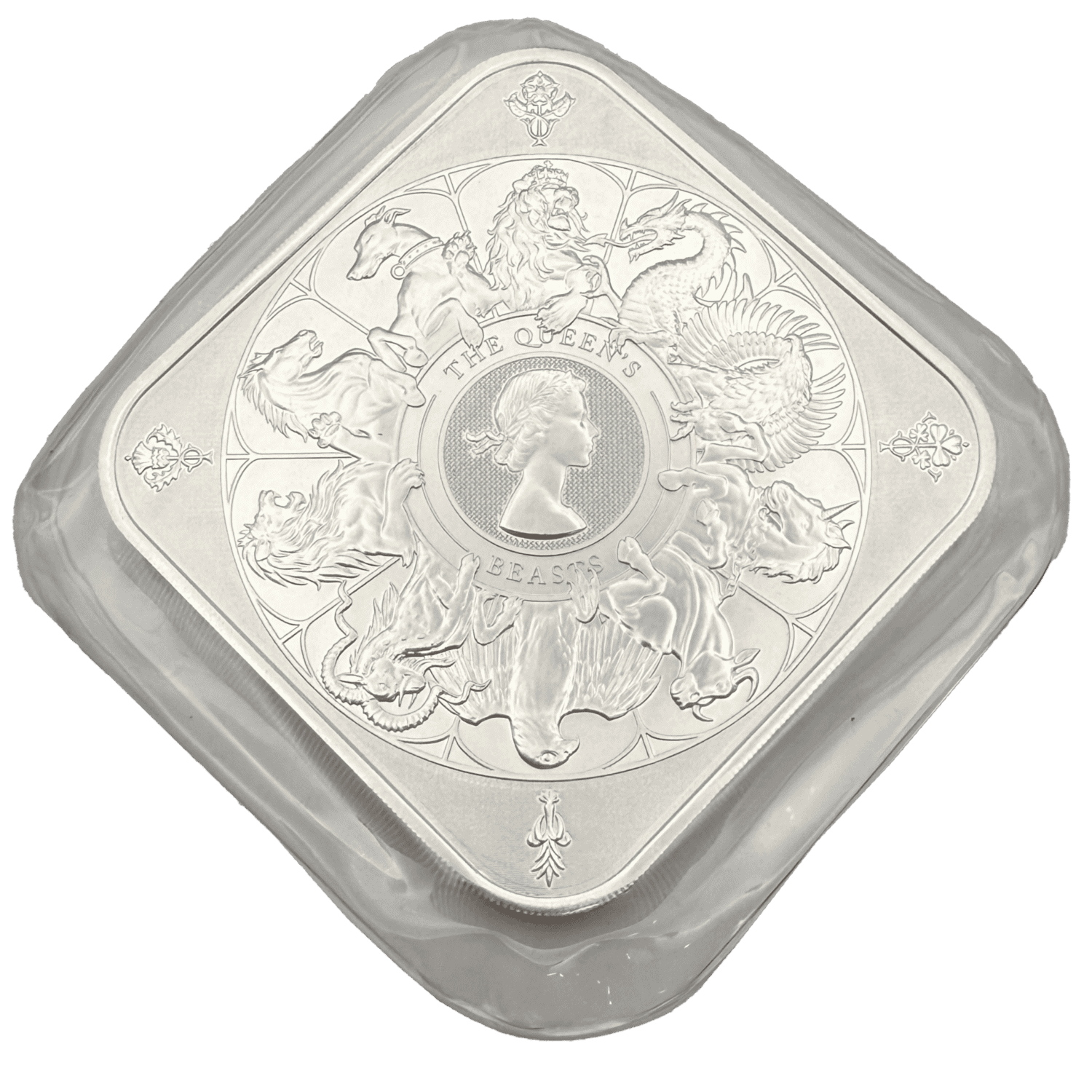 The Queen's Beasts 10oz 999.9 Fine Silver Bullion Bar Only 6,000 Minted queen's beasts The Queen's Beasts 10oz 999.9 Fine Silver Bullion Bar Only 6,000 Minted