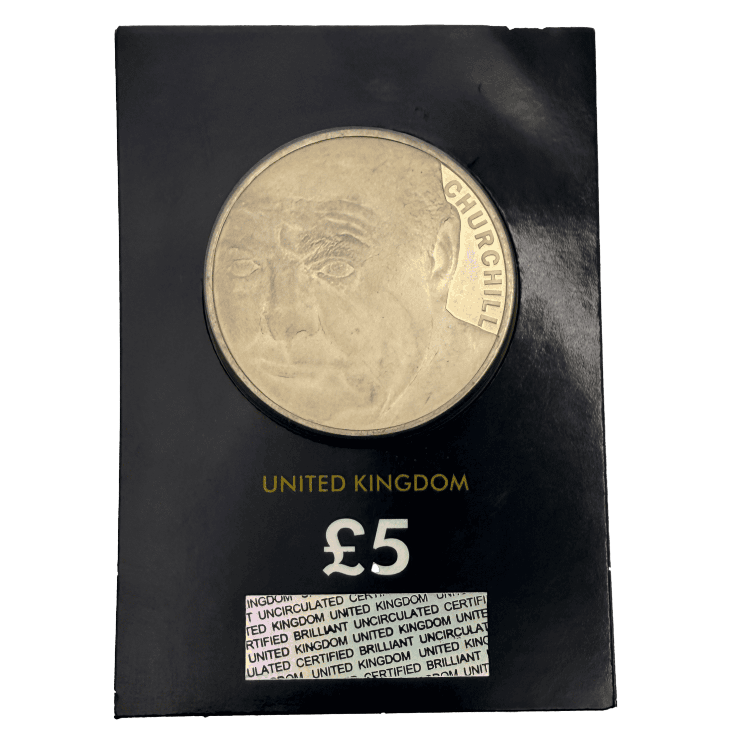 Churchill 2015 £5 Brilliant Uncirculated Coin in Change Checker Card Churchill Churchill 2015 £5 Brilliant Uncirculated Coin in Change Checker Card