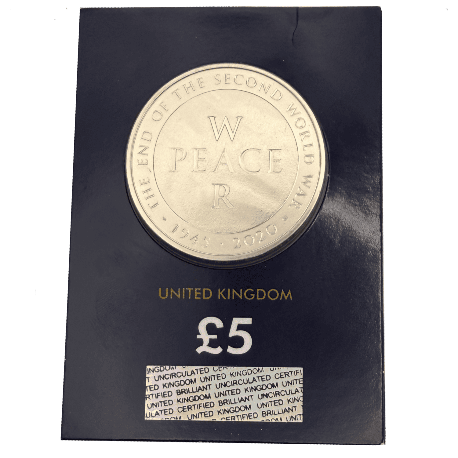 The End of the Second World War 2020 £5 Brilliant Uncirculated Coin in Change Checker Card second world war The End of the Second World War 2020 £5 Brilliant Uncirculated Coin in Change Checker Card