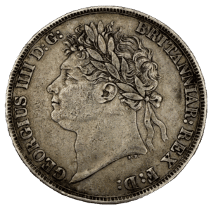 George IV Crown 1821 Secundo Strong Very Fine