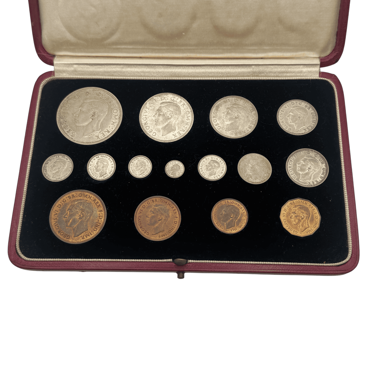 George VI Proof Set 1937 In Original Case george vi George VI Proof Set 1937 In Original Case.